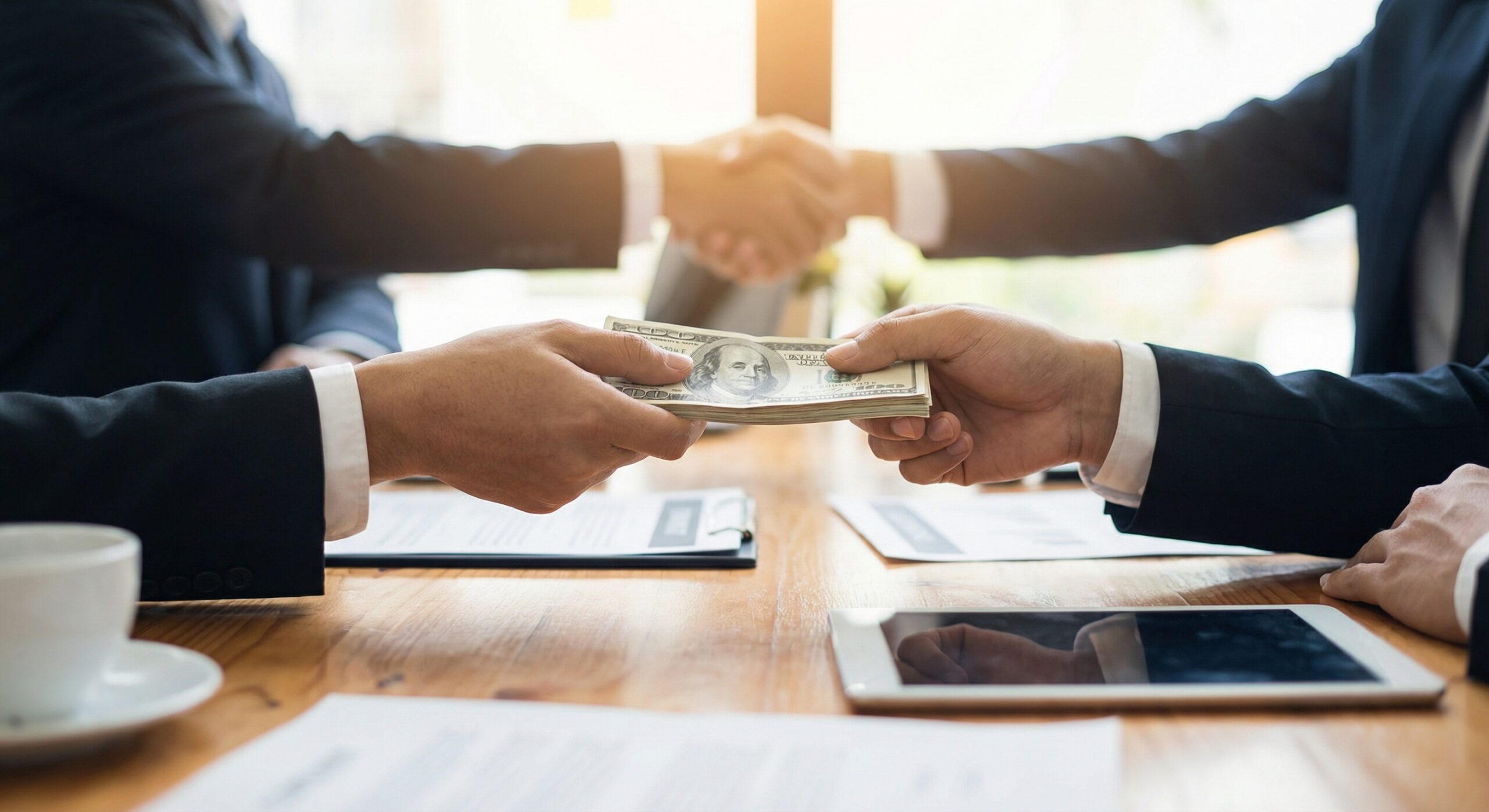 Cash profit from selling damaged equipment